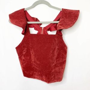 NWT English Factory Cropped Sleeveless Top Blouse